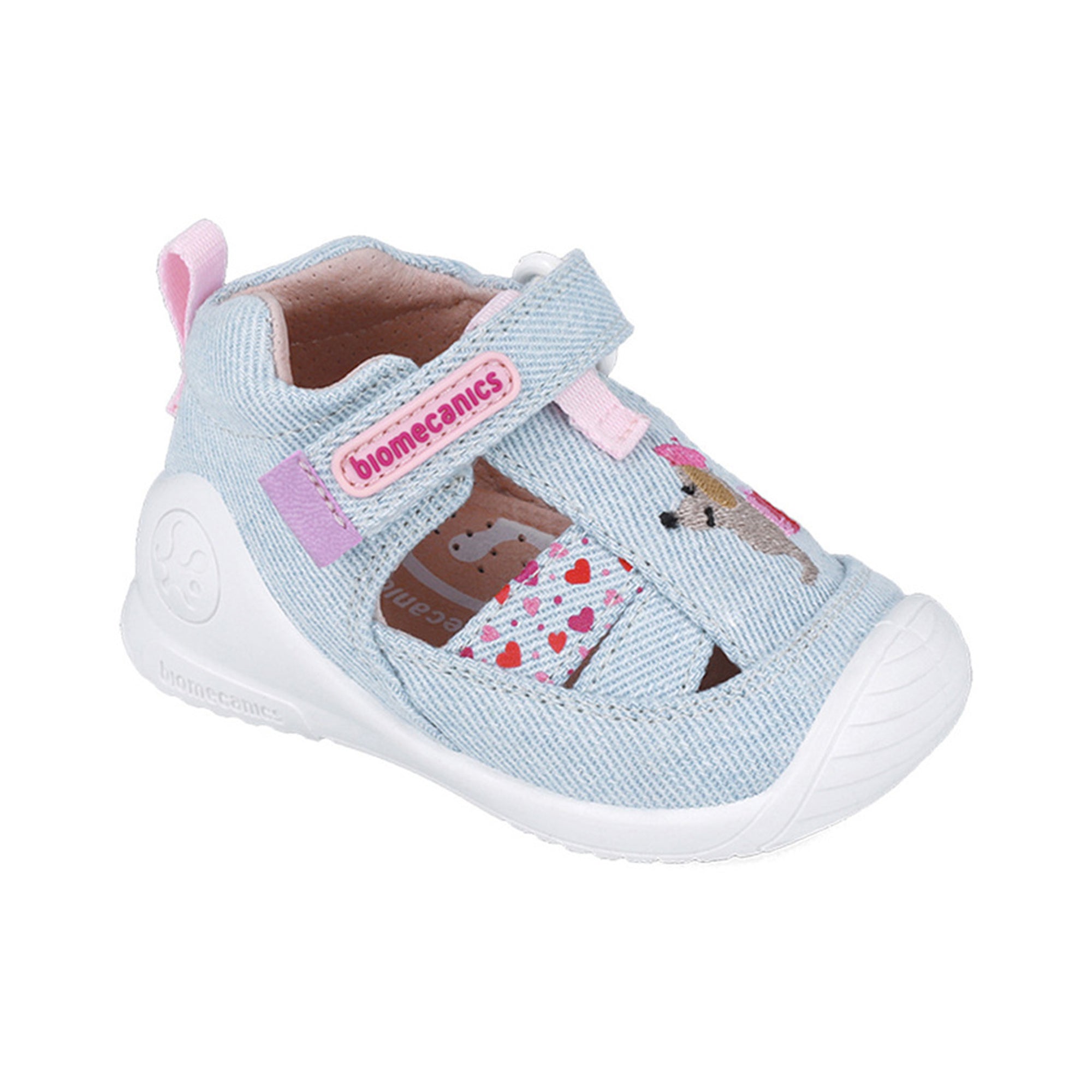 Biogateo Light Denim Canvas Sandals - Dachshund