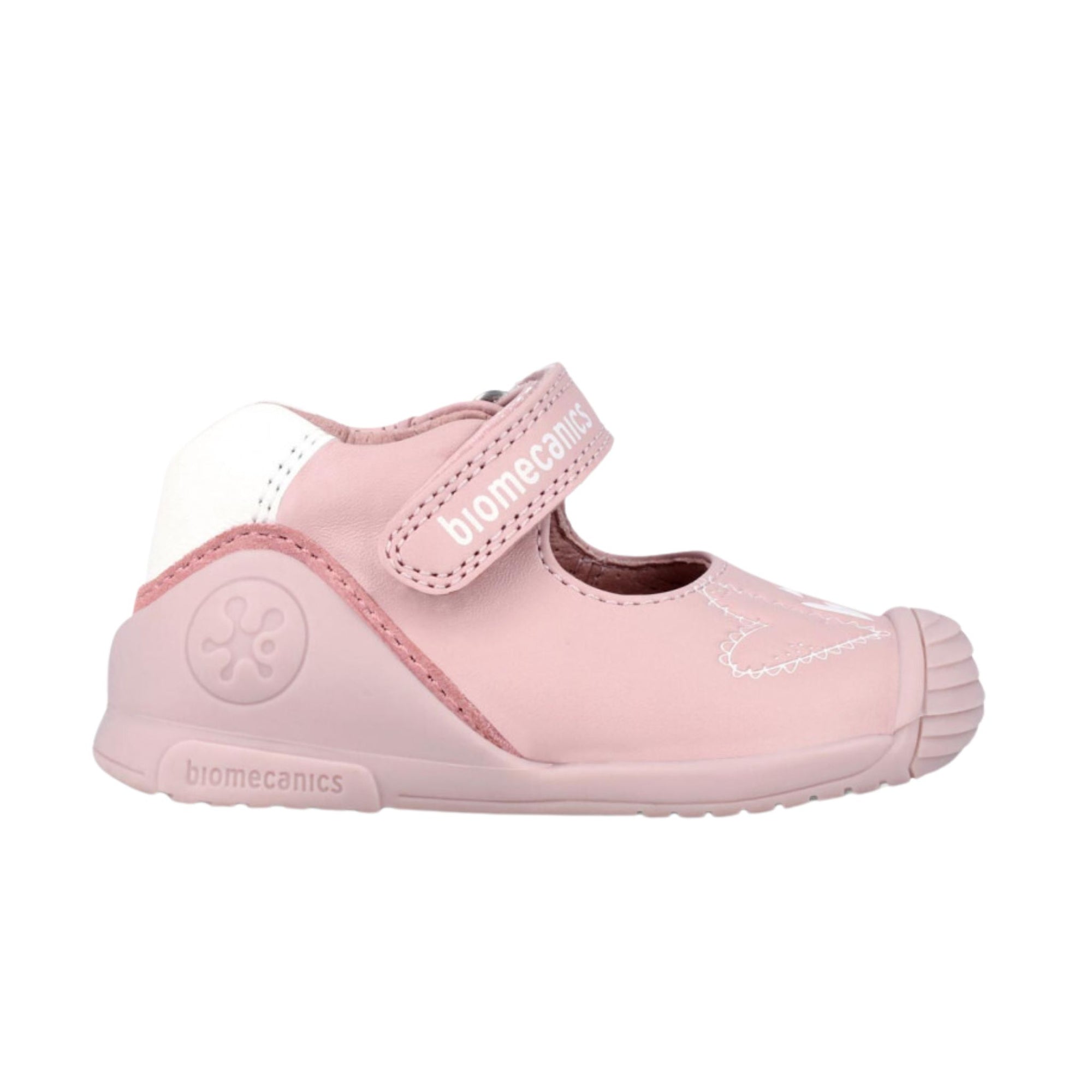 Biomecanics Biogateo Triple Heart Dusty Pink Mary Jane Shoes