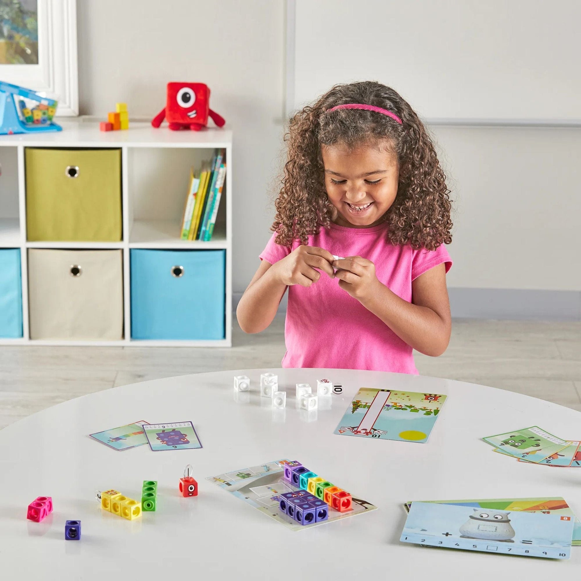 hand2mind MathLink® Cubes Numberblocks® 1-10 Activity Set | The Elly Store 