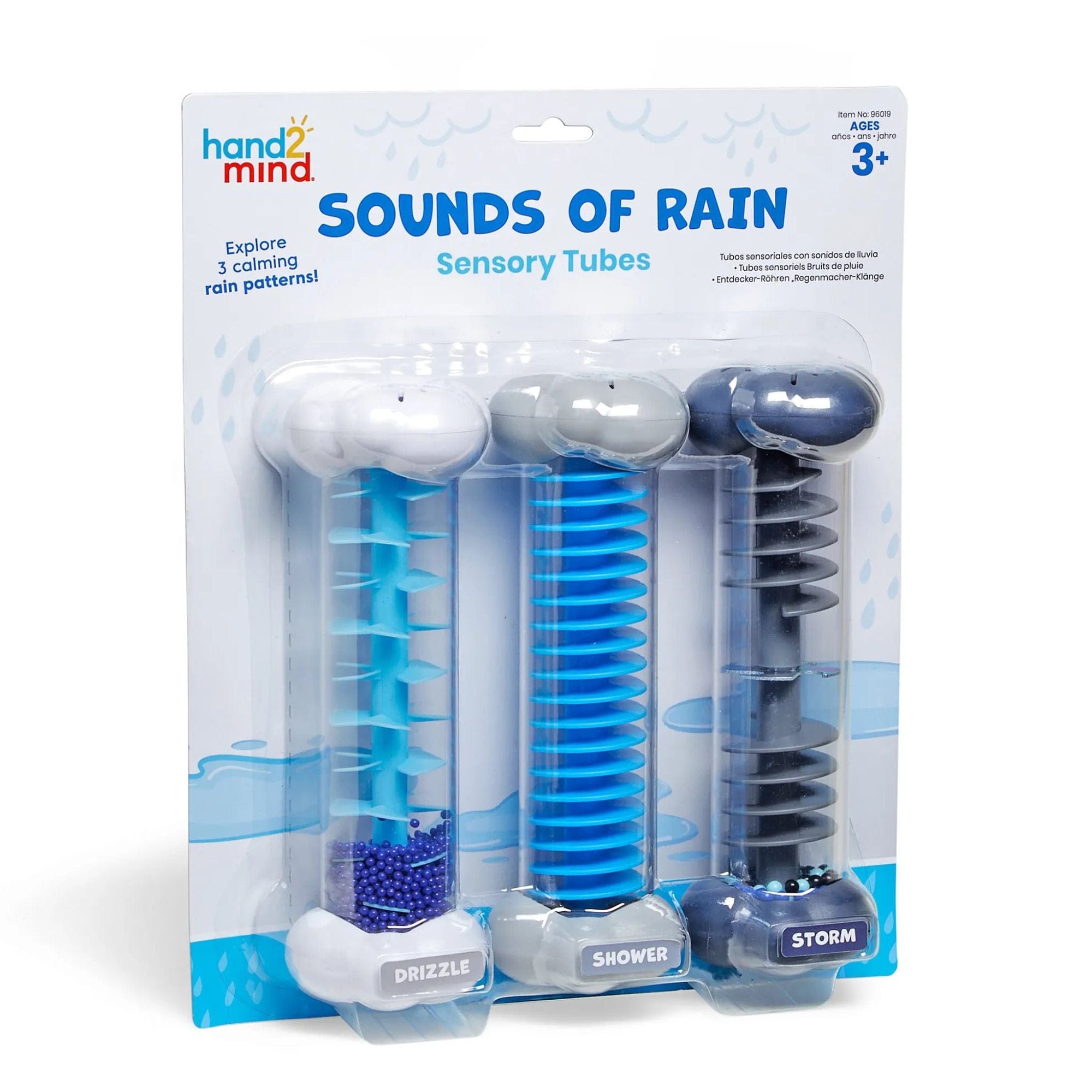 hand2mind Sounds of Rain Sensory Tubes | The Elly Store 