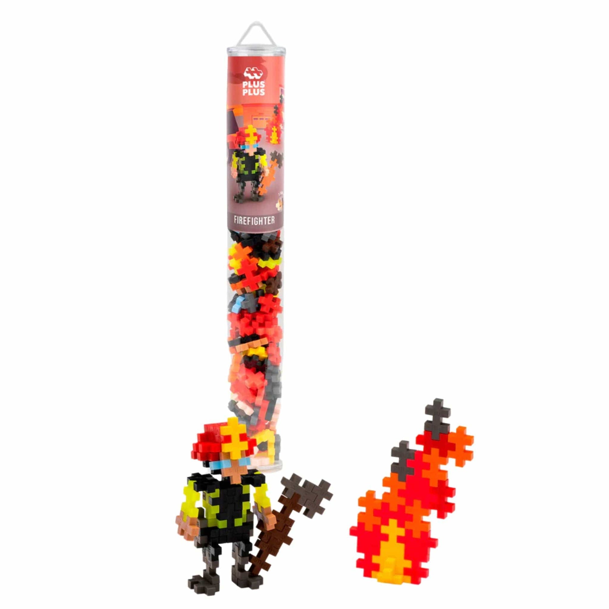 Plus Plus Tube Firefighter - 100 pcs | The Elly Store