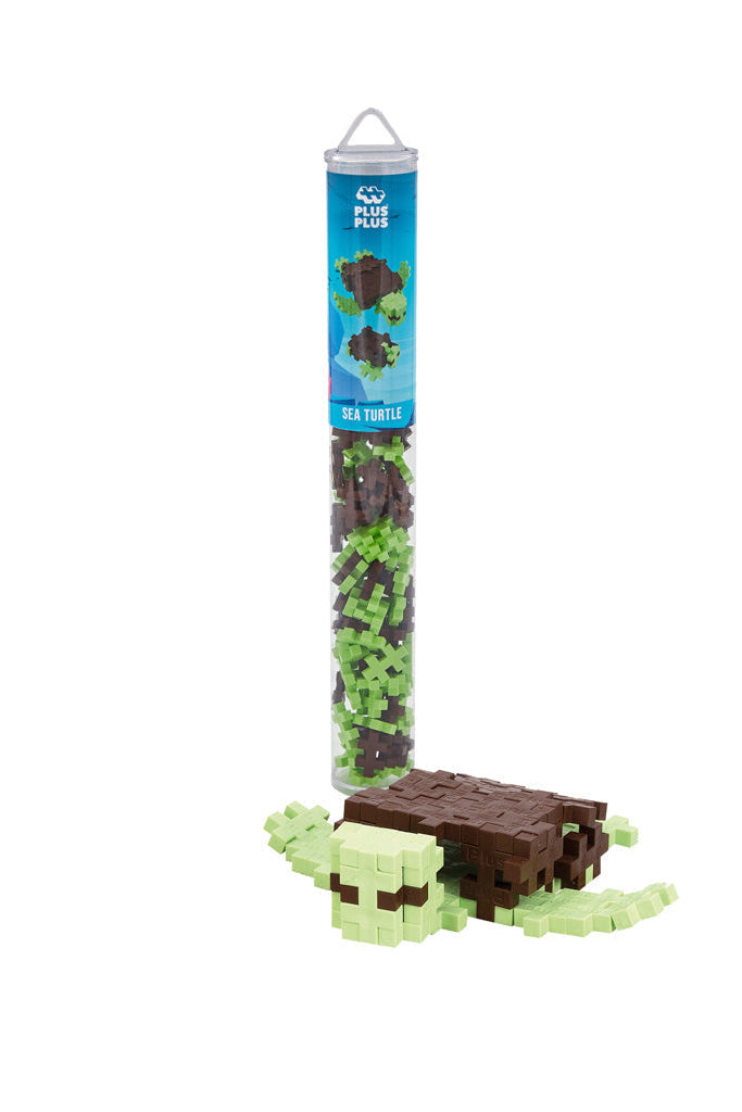 Plus-plus - Tube Mini Sea Turtle - 100 pcs